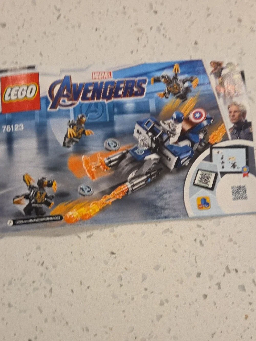 Lego marvel motorcycle
